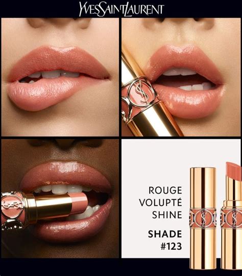 ysl rouge volupte shine nude lavalliere|ysl loveshine lipstick.